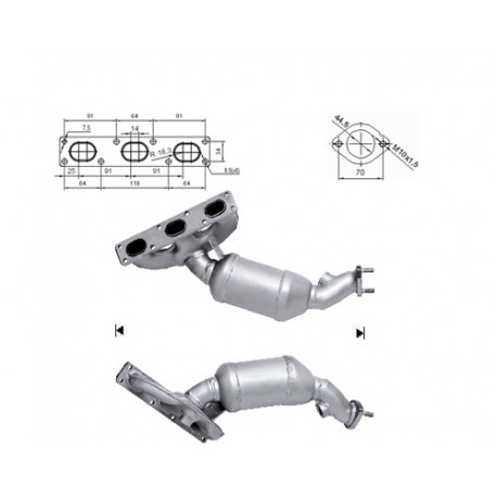 CAT e DPF Magnaflow a montaggio diretto Catalizzatore Magnaflow per BMW | race-shop.it