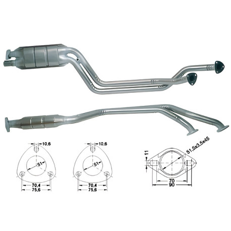 CAT e DPF Magnaflow a montaggio diretto Catalizzatore Magnaflow per BMW | race-shop.it
