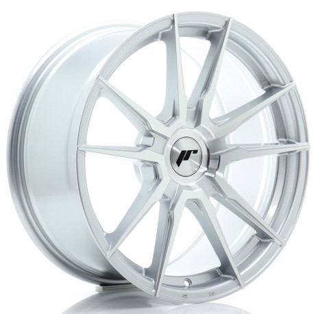 Cerchi in lega Japan Racing JR21 18x8 ET36 5x114,3 Silver Machined | race-shop.it
