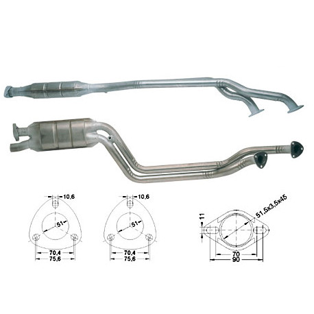 CAT e DPF Magnaflow a montaggio diretto Catalizzatore Magnaflow per BMW | race-shop.it