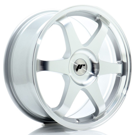 Cerchi in lega Japan Racing JR3 18x8 ET43 5x114,3 Silver Machined | race-shop.it
