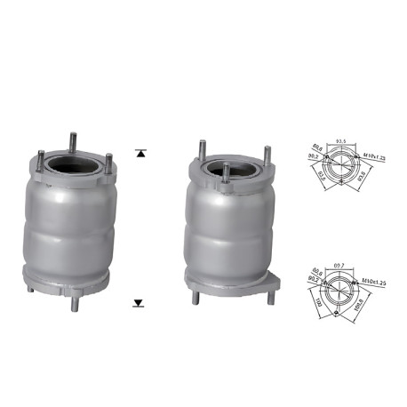 CAT e DPF Magnaflow a montaggio diretto Catalizzatore Magnaflow per CHEVROLET DAEWOO | race-shop.it