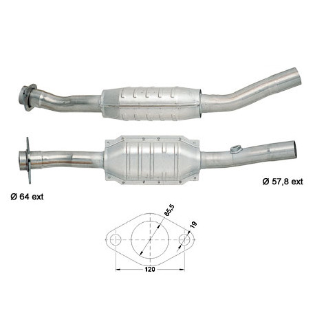 CAT e DPF Magnaflow a montaggio diretto Catalizzatore Magnaflow per CHRYSLER | race-shop.it