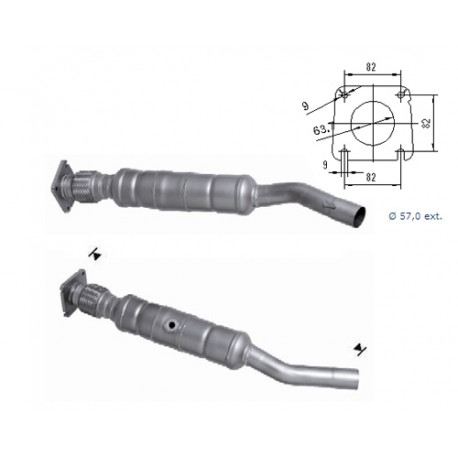 CAT e DPF Magnaflow a montaggio diretto Catalizzatore Magnaflow per CHRYSLER | race-shop.it