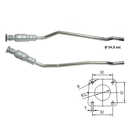CAT e DPF Magnaflow a montaggio diretto Catalizzatore Magnaflow per CHRYSLER | race-shop.it