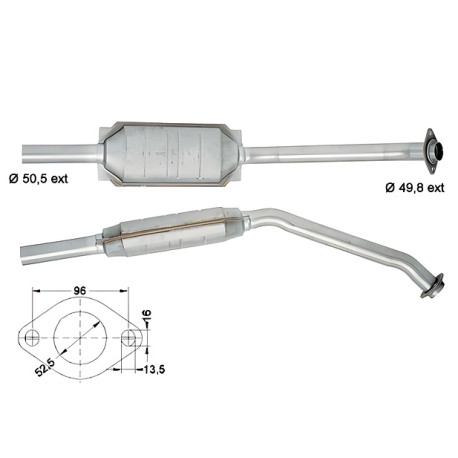 CAT e DPF Magnaflow a montaggio diretto Catalizzatore Magnaflow per CHRYSLER | race-shop.it