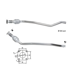 Catalizzatore Magnaflow per CHRYSLER