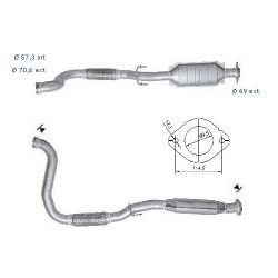 Catalizzatore Magnaflow per CHRYSLER JEEP