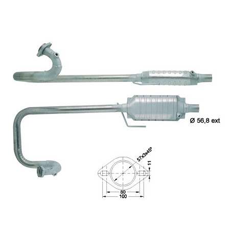 CAT e DPF Magnaflow a montaggio diretto Catalizzatore Magnaflow per CHRYSLER JEEP | race-shop.it
