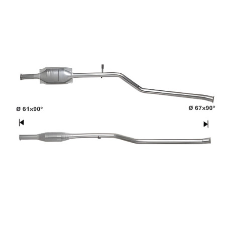 CAT e DPF Magnaflow a montaggio diretto Catalizzatore Magnaflow per CITROËN PEUGEOT | race-shop.it