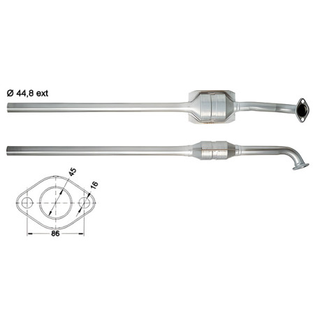 CAT e DPF Magnaflow a montaggio diretto Catalizzatore Magnaflow per CITROËN | race-shop.it