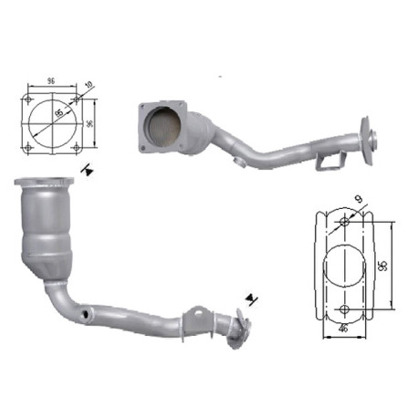 CAT e DPF Magnaflow a montaggio diretto Catalizzatore Magnaflow per CITROËN | race-shop.it