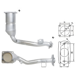 Catalizzatore Magnaflow per CITROËN PEUGEOT
