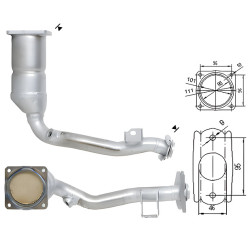 Catalizzatore Magnaflow per CITROËN