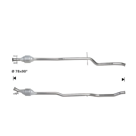 CAT e DPF Magnaflow a montaggio diretto Catalizzatore Magnaflow per CITROËN | race-shop.it