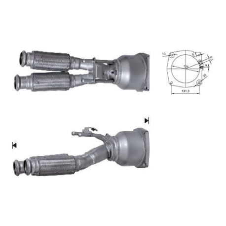 CAT e DPF Magnaflow a montaggio diretto Catalizzatore Magnaflow per CITROËN PEUGEOT | race-shop.it