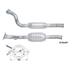 Catalizzatore Magnaflow per CITROËN FIAT LANCIA PEUGEOT