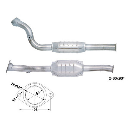 CAT e DPF Magnaflow a montaggio diretto Catalizzatore Magnaflow per CITROËN FIAT LANCIA PEUGEOT | race-shop.it