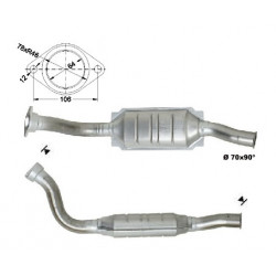 Catalizzatore Magnaflow per CITROËN FIAT LANCIA PEUGEOT