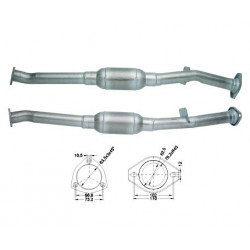 Catalizzatore Magnaflow per CITROËN FIAT PEUGEOT