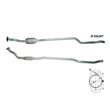 CAT e DPF Magnaflow a montaggio diretto Catalizzatore Magnaflow per CITROËN CITROËN | race-shop.it