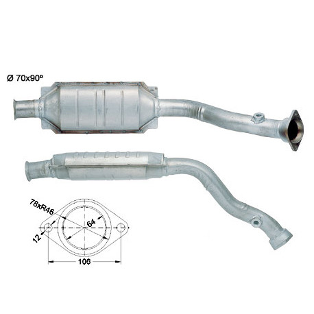 CAT e DPF Magnaflow a montaggio diretto Catalizzatore Magnaflow per CITROËN | race-shop.it