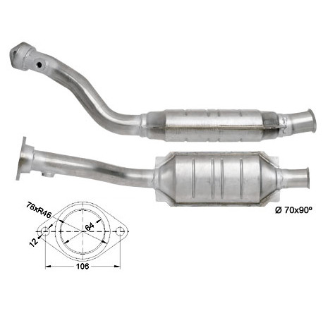 CAT e DPF Magnaflow a montaggio diretto Catalizzatore Magnaflow per CITROËN | race-shop.it