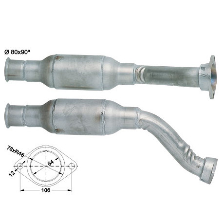 CAT e DPF Magnaflow a montaggio diretto Catalizzatore Magnaflow per CITROËN CITROËN | race-shop.it