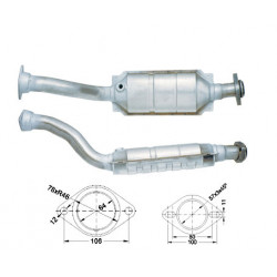 Catalizzatore Magnaflow per CITROËN PEUGEOT