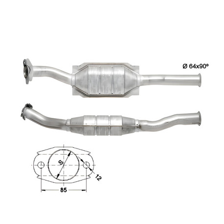 CAT e DPF Magnaflow a montaggio diretto Catalizzatore Magnaflow per CITROËN | race-shop.it