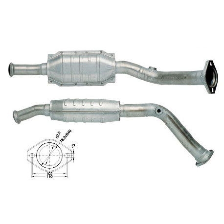 CAT e DPF Magnaflow a montaggio diretto Catalizzatore Magnaflow per CITROËN PEUGEOT | race-shop.it