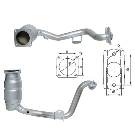 CAT e DPF Magnaflow a montaggio diretto Catalizzatore Magnaflow per CITROËN | race-shop.it