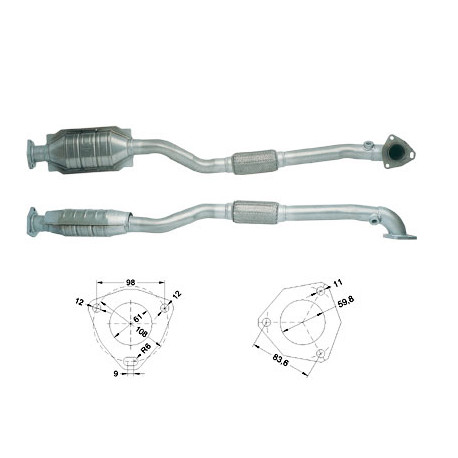 CAT e DPF Magnaflow a montaggio diretto Catalizzatore Magnaflow per DAEWOO | race-shop.it
