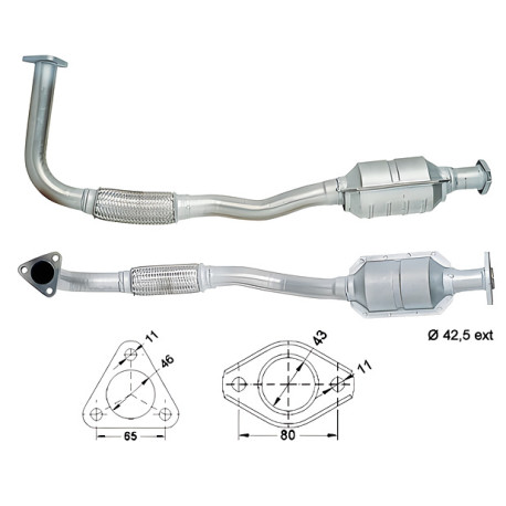 CAT e DPF Magnaflow a montaggio diretto Catalizzatore Magnaflow per DAEWOO | race-shop.it
