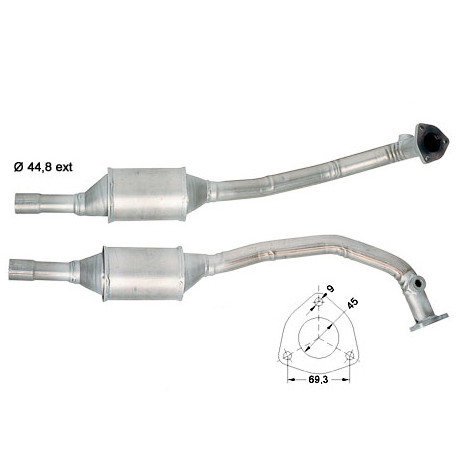 CAT e DPF Magnaflow a montaggio diretto Catalizzatore Magnaflow per FIAT | race-shop.it