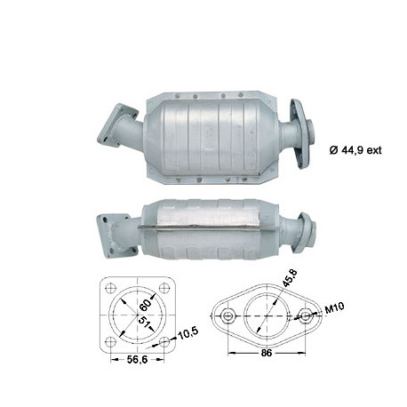 CAT e DPF Magnaflow a montaggio diretto Catalizzatore Magnaflow per FIAT INNOCENTI | race-shop.it