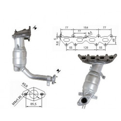 Catalizzatore Magnaflow per FIAT LANCIA