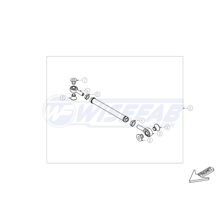 E30 WISEFAB spare Rear Suspension Arm No.6 | race-shop.it