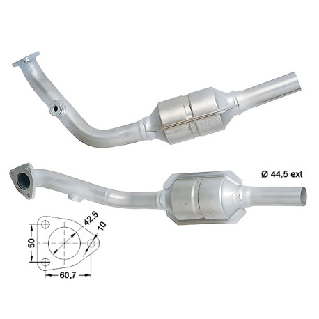 CAT e DPF Magnaflow a montaggio diretto Catalizzatore Magnaflow per FIAT | race-shop.it