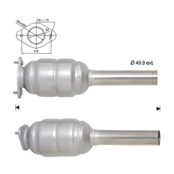 Catalizzatore Magnaflow per FIAT
