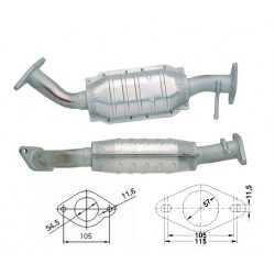 Catalizzatore Magnaflow per FORD