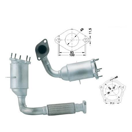 CAT e DPF Magnaflow a montaggio diretto Catalizzatore Magnaflow per FORD MAZDA | race-shop.it