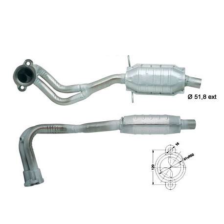 CAT e DPF Magnaflow a montaggio diretto Catalizzatore Magnaflow per FORD | race-shop.it