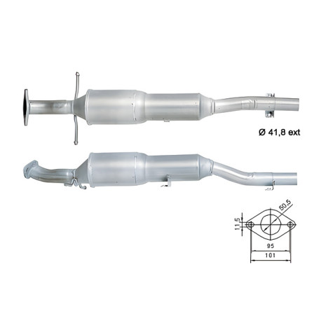 CAT e DPF Magnaflow a montaggio diretto Catalizzatore Magnaflow per FORD | race-shop.it