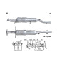 CAT e DPF Magnaflow a montaggio diretto Catalizzatore Magnaflow per FORD | race-shop.it