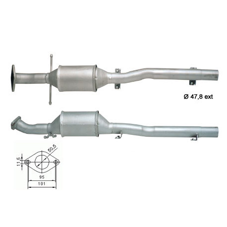 CAT e DPF Magnaflow a montaggio diretto Catalizzatore Magnaflow per FORD | race-shop.it