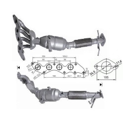 Catalizzatore Magnaflow per FORD