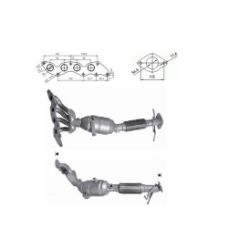 Catalizzatore Magnaflow per FORD