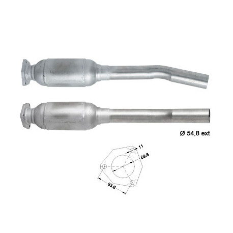 CAT e DPF Magnaflow a montaggio diretto Catalizzatore Magnaflow per FORD | race-shop.it