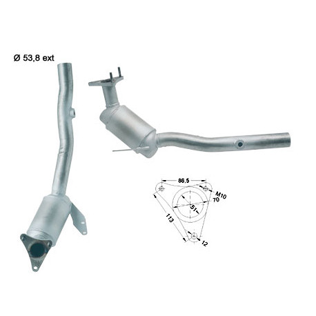 CAT e DPF Magnaflow a montaggio diretto Catalizzatore Magnaflow per FORD | race-shop.it